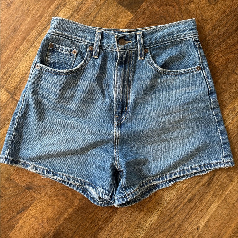 Levi’s High Loose Blue Denim Women's Shorts